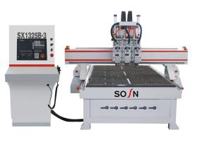 Three Head CNC Router Machine Sx1325b-3