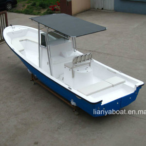 Liya Fishing Boat 7.6m Fiberglass Panga Boat for Fishing