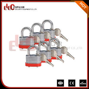 Metal Keyed Alike Steel Laminated Padlock with 19mm Shackle